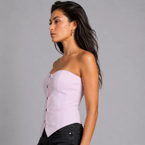 Corset_Top_Strapless_Button_Front_Pink