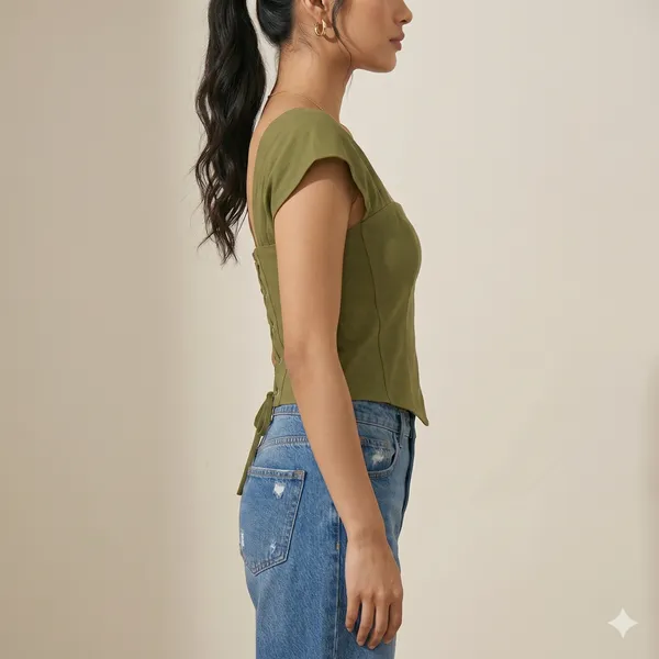 Corset_Top_Off_Shoulder_With_Flared_Sleeves_And_Lace_Up_Back_Olive_Green