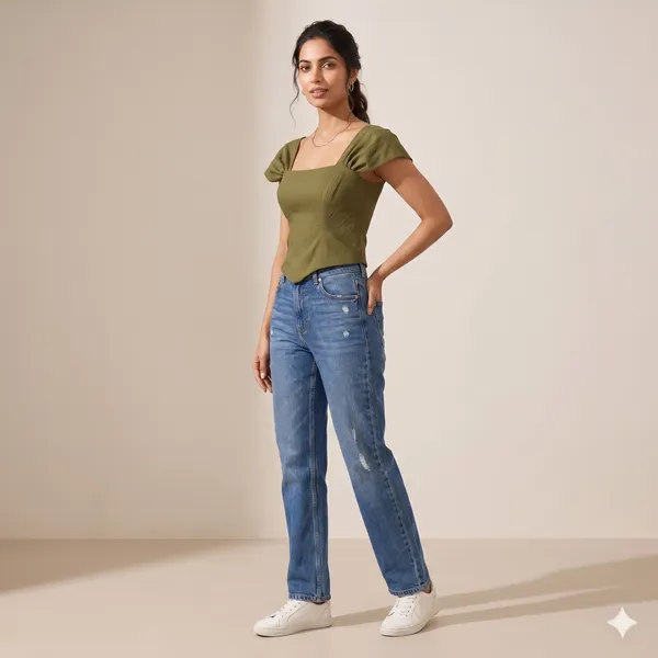 Corset_Top_Off_Shoulder_With_Flared_Sleeves_And_Lace_Up_Back_Olive_Green
