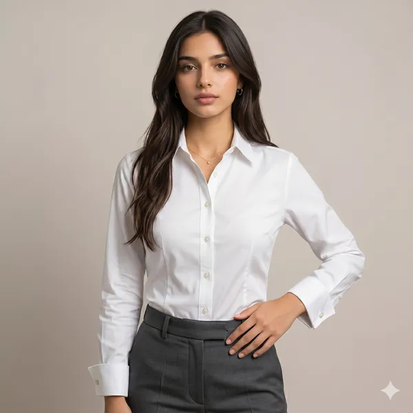 Womens_Full_Sleeve_Button_Down_Shirt_White