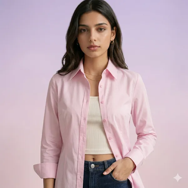 Womens_Full_Sleeve_Button_Down_Shirt_Pink