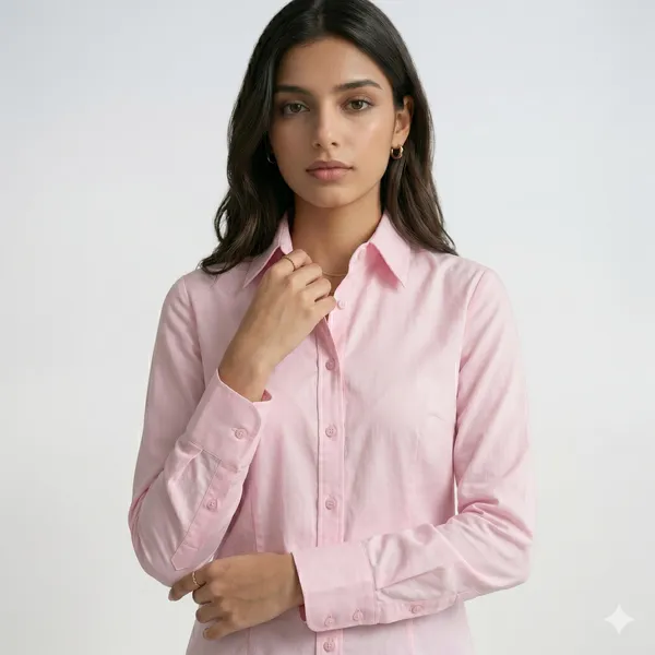 Womens_Full_Sleeve_Button_Down_Shirt_Pink