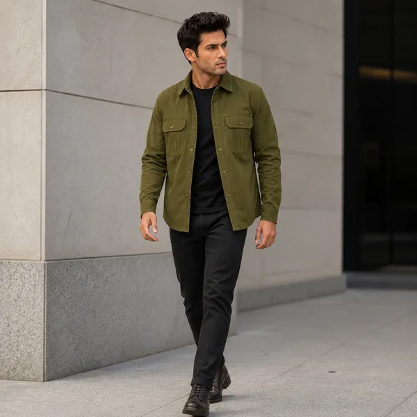 Casual_Mens_Jacket_Olive_Green
