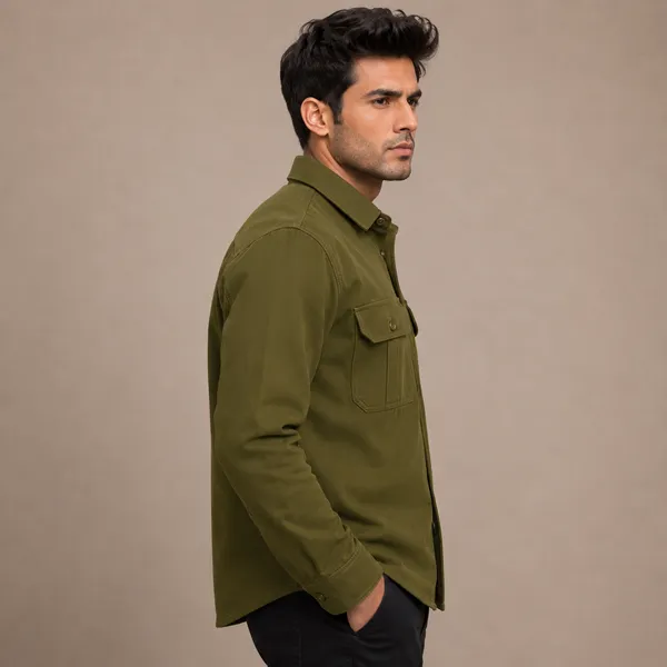 Casual_Mens_Jacket_Olive_Green