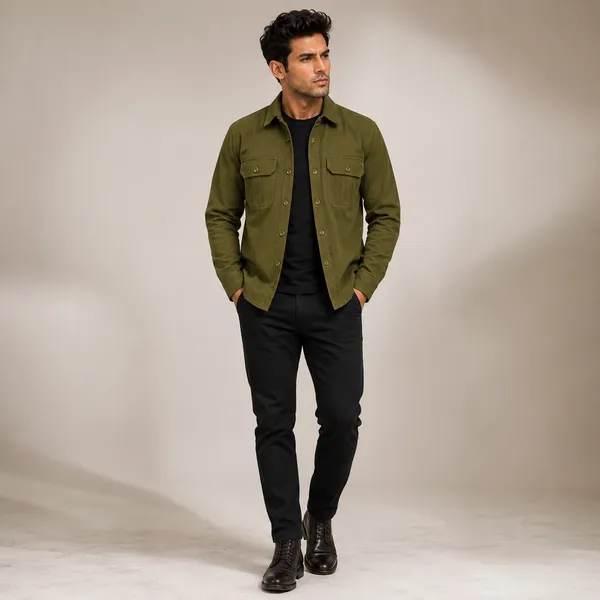 Casual_Mens_Jacket_Olive_Green