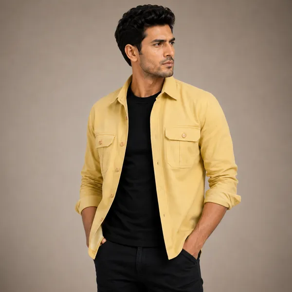 Casual_Mens_Jacket_Yellow