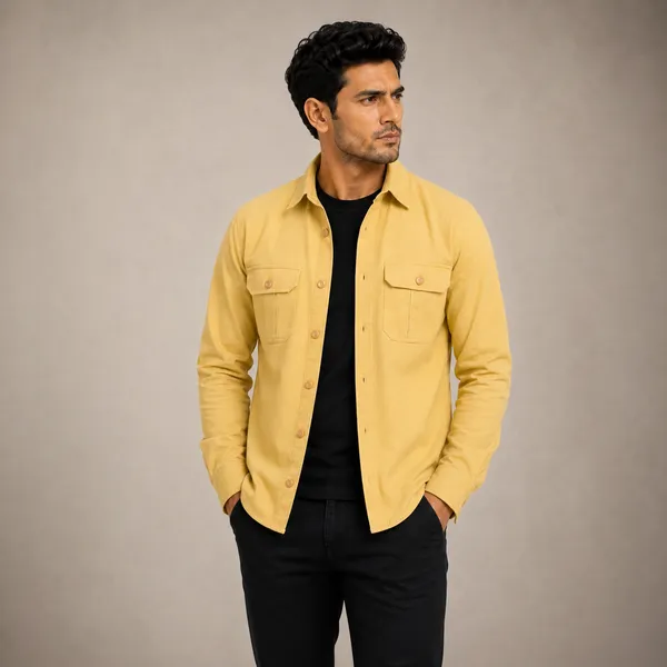 Casual_Mens_Jacket_Yellow