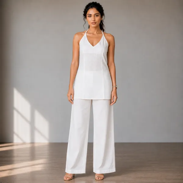 Halter_Neck_Straps_Backless_Short_Kurti_White