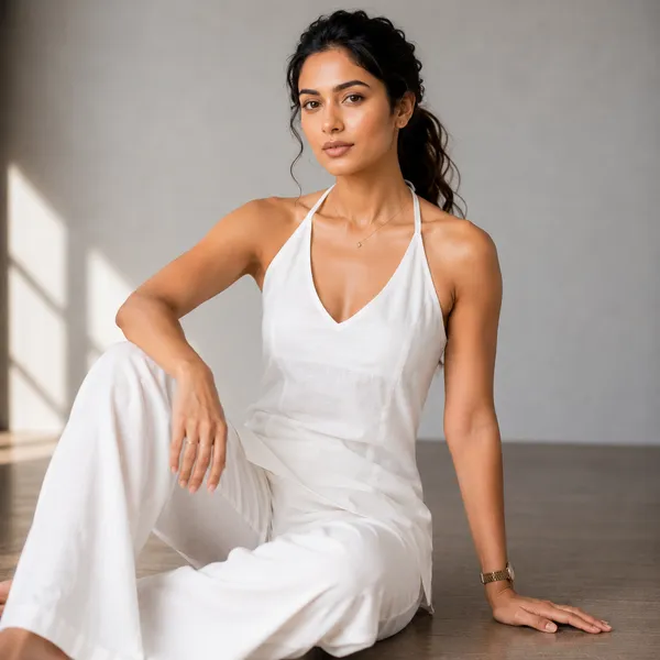 Halter_Neck_Straps_Backless_Short_Kurti_White