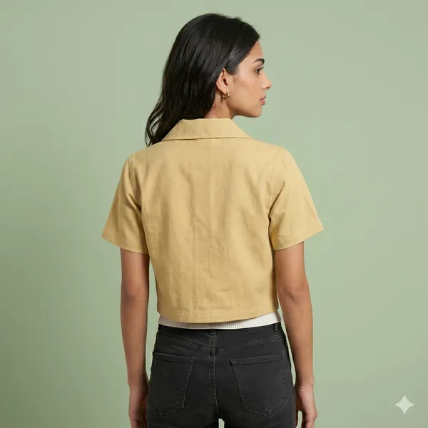 Womens_Crop_Jacket_Yellow