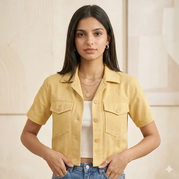 Womens_Crop_Jacket_Yellow