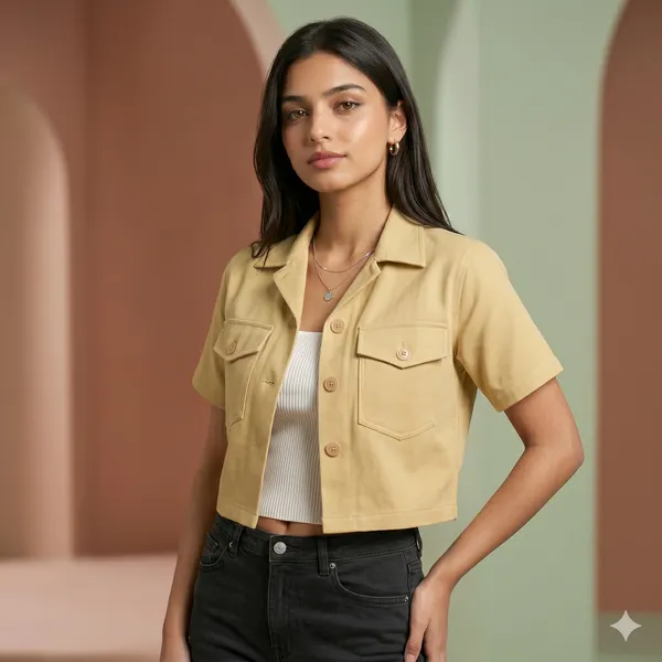 Womens_Crop_Jacket_Yellow