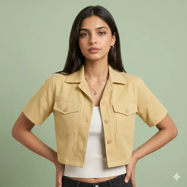 Womens_Crop_Jacket_Yellow