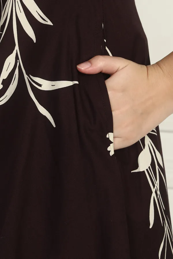 Women_Deep_Brown_Dress