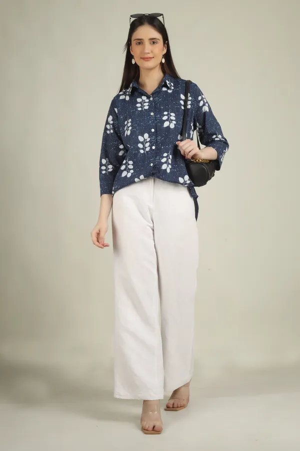 Dark_Blue_Cotton_Relaxed_Fit_Floral_Print_Shirt_For_Women