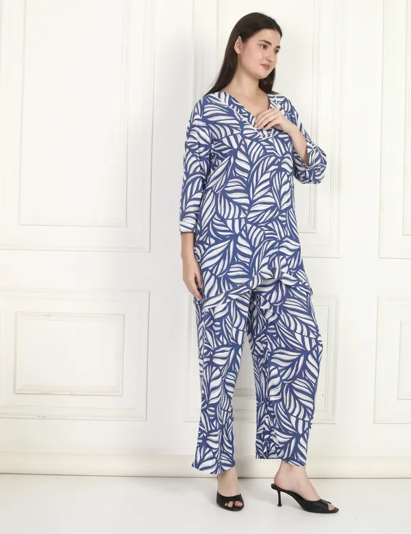 Women_Blue_White_Printed_Co-Ord_Set