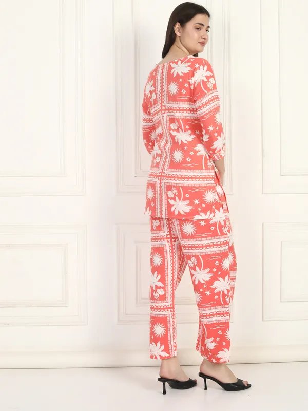 Women_Coral_Peach_Co-Ord_Set