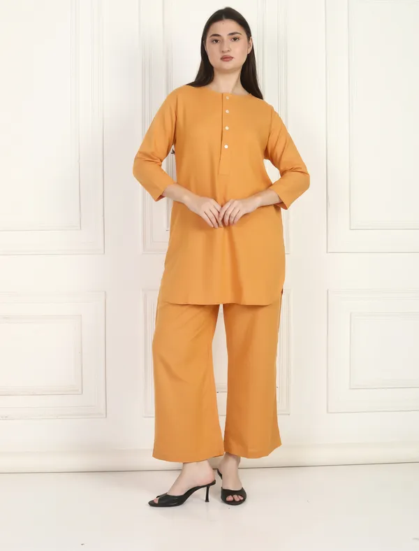 Women_MustardYlw_Co-ord_set