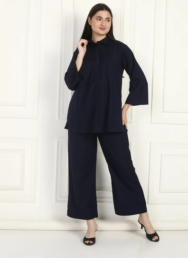 Women_Navy_Blue_Co-Ord_Set