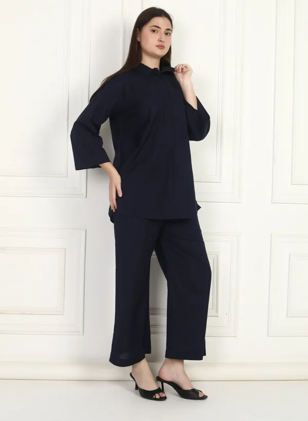 Women_Navy_Blue_Co-Ord_Set