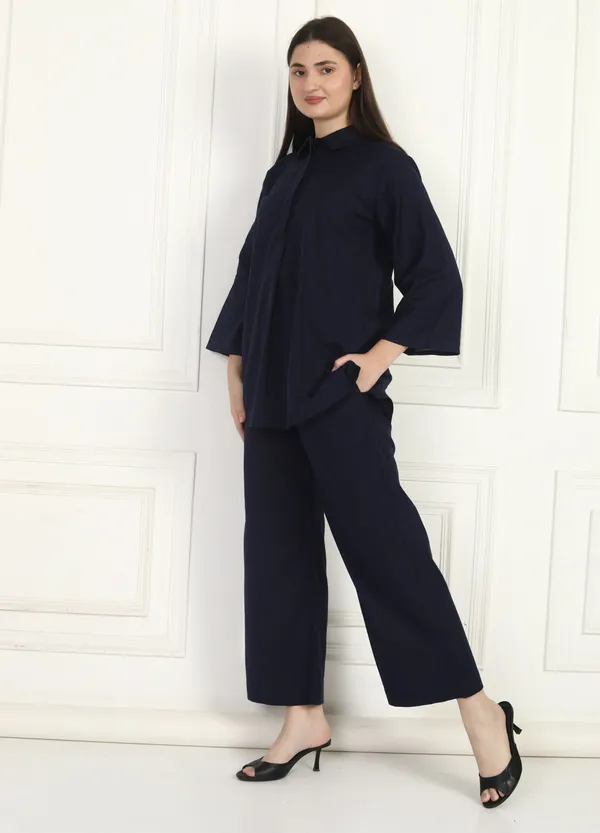 Women_Navy_Blue_Co-Ord_Set