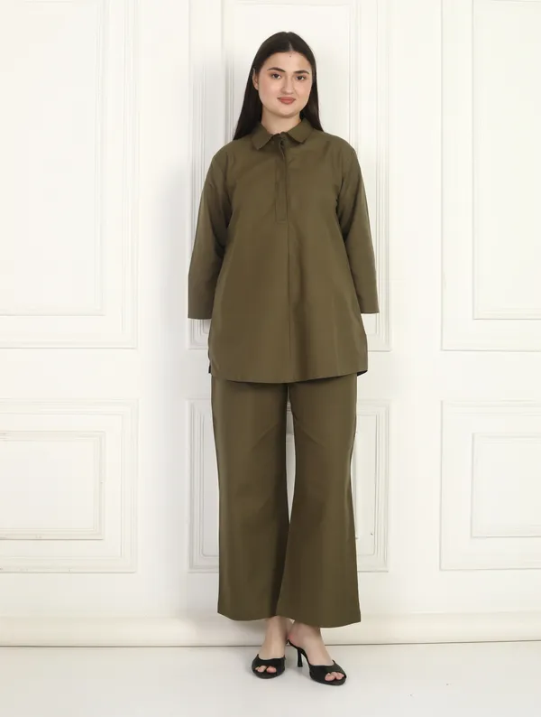 Women_Olive_Co-Ord_SET