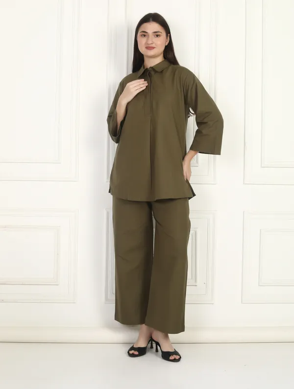 Women_Olive_Co-Ord_SET