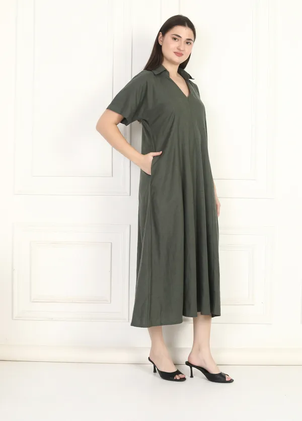 Women_Olive_Dress