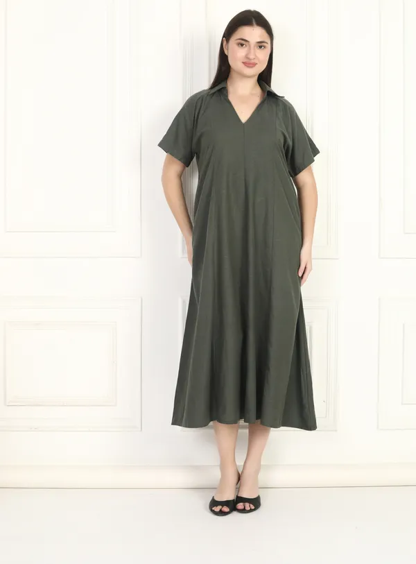 Women_Olive_Dress