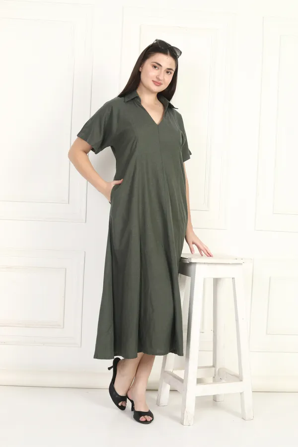 Women_Olive_Dress