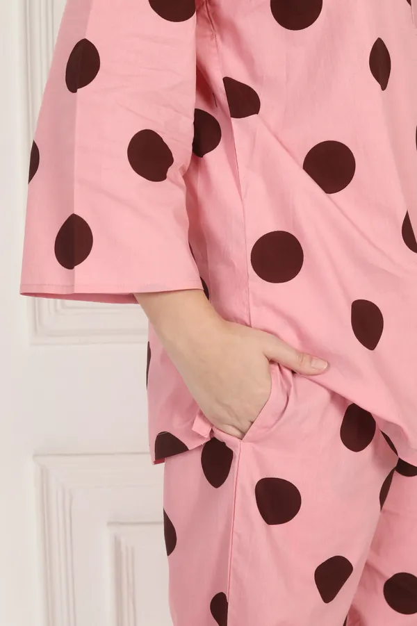 Women_Polka_Pink_Co-Ord_Set