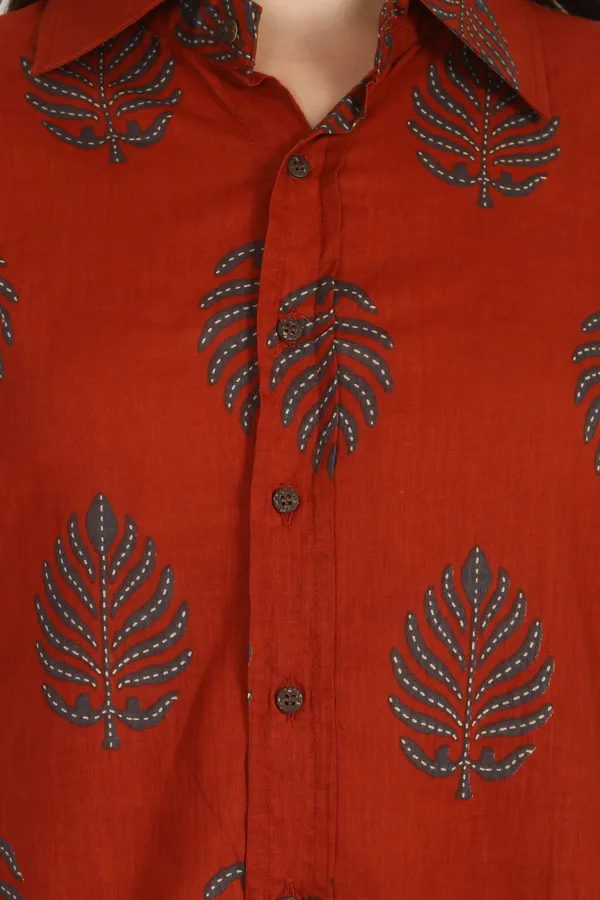 Women_Rust_Red_Printed_Co-Ord_Set