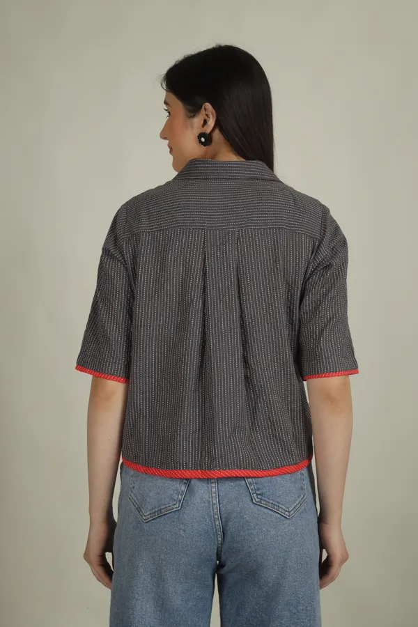 Grey_Cotton_Oversized_Short_Sleeve_Top_For_Women