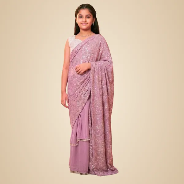 Iris_Lehenga,_Choli_And_Dupatta_For_Kids