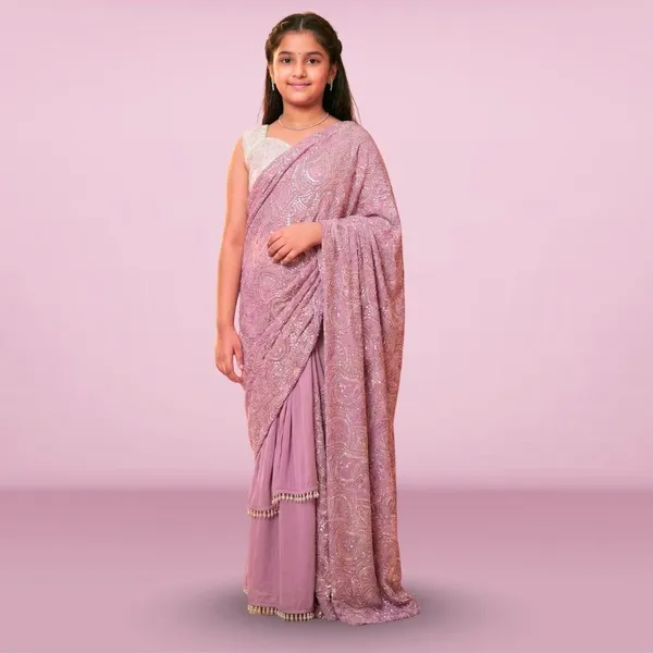 Iris_Lehenga,_Choli_And_Dupatta_For_Kids
