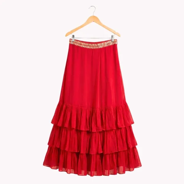 Lehenga,_Choli_And_Long_Shrug_For_Kids