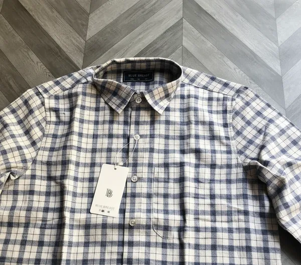 Grey_White_Cotton_Blend_Regular_Fit_Checkered_Casual_Shirt_For_Men