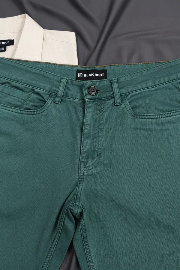 Green_Denim_Slim_Fit_Jeans_For_Men