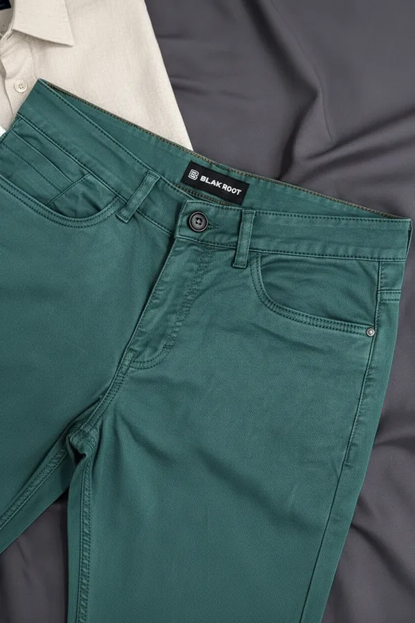 Green_Denim_Slim_Fit_Jeans_For_Men