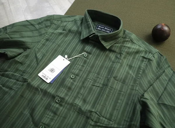 Green_Cotton_Blend_Regular_Fit_Checkered_Shirt_For_Men