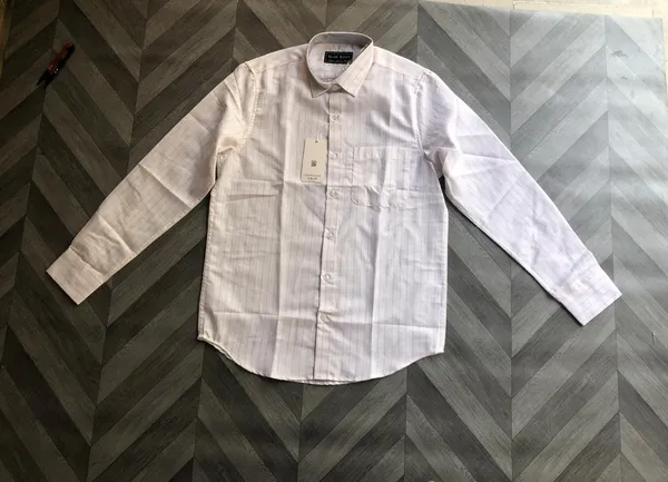 White_Linen_Regular_Fit_Full_Sleeve_Formal_Shirt_For_Men