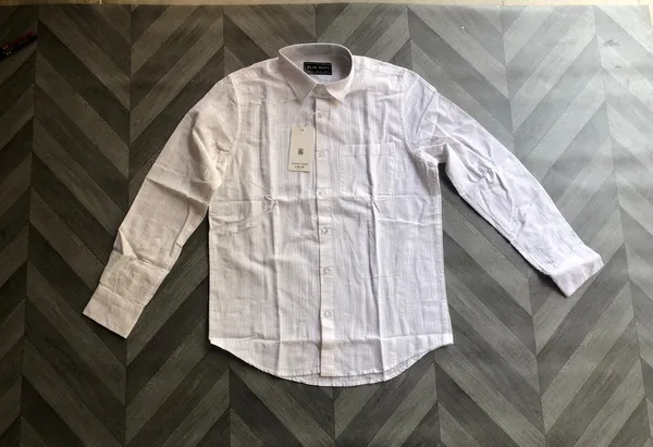 White_Cotton_Blend_Regular_Fit_Full_Sleeve_Formal_Shirt_For_Men