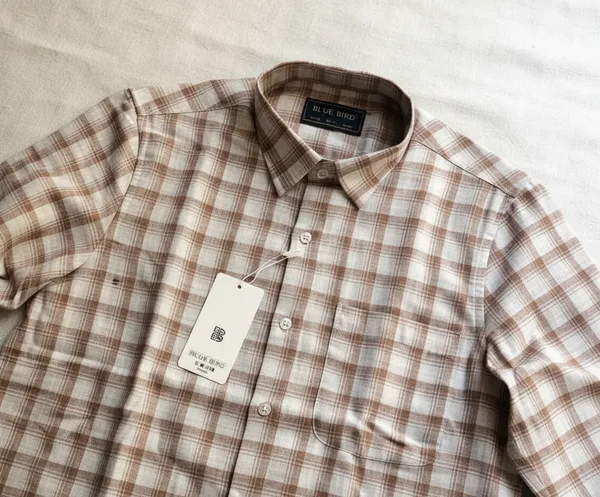 Beige_Brown_Cotton_Blend_Regular_Fit_Checkered_Casual_Shirt_For_Men