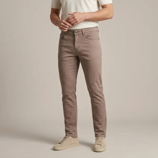 Dust_Pink_Denim_Slim_Fit_Jeans_For_Men