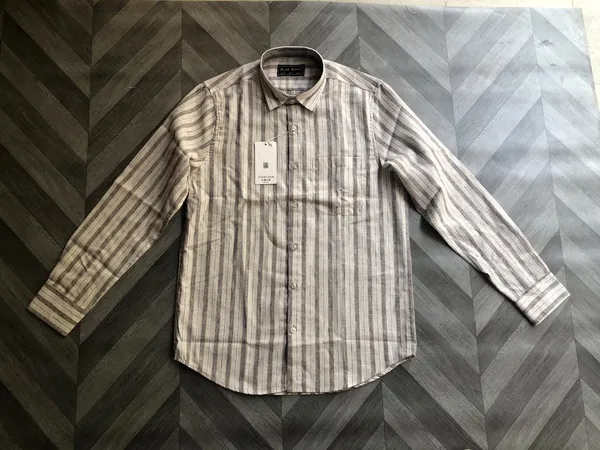 Grey_White_Cotton_Blend_Regular_Fit_Striped_Casual_Shirt_For_Men