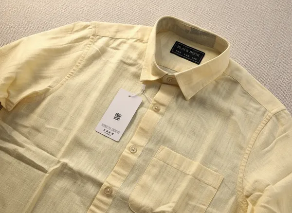 Yellow_Linen_Regular_Fit_Full_Sleeve_Casual_Shirt_For_Men