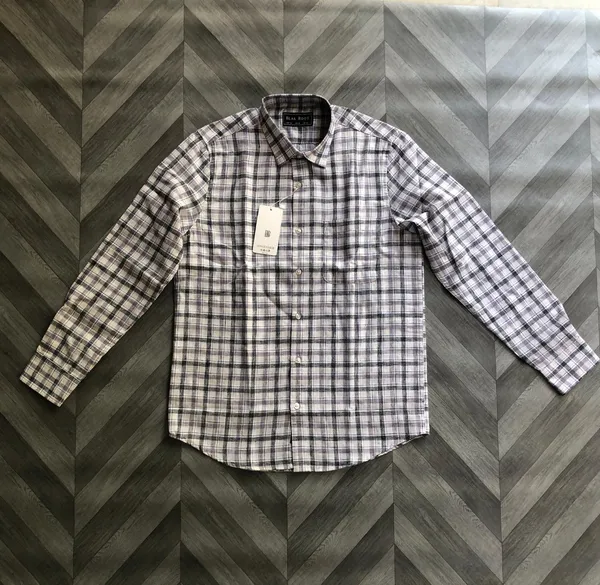 White_Black_Cotton_Blend_Regular_Fit_Checkered_Casual_Shirt_For_Men