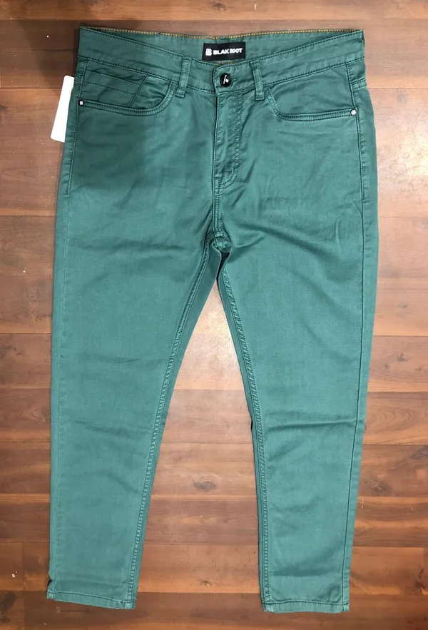 Green_Denim_Slim_Fit_Jeans_For_Men