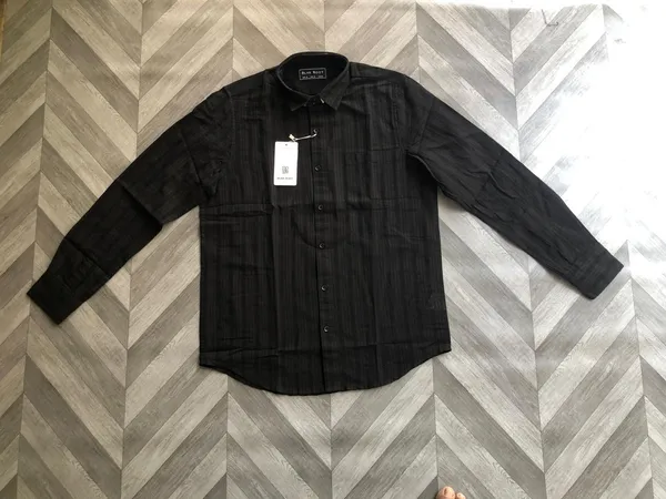 Black_Cotton_Blend_Regular_Fit_Plaid_Check_Casual_Shirt_For_Men