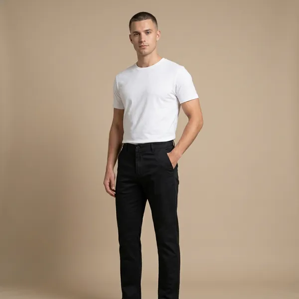 Black_Cotton_Blend_Slim_Fit_Jeans_For_Men
